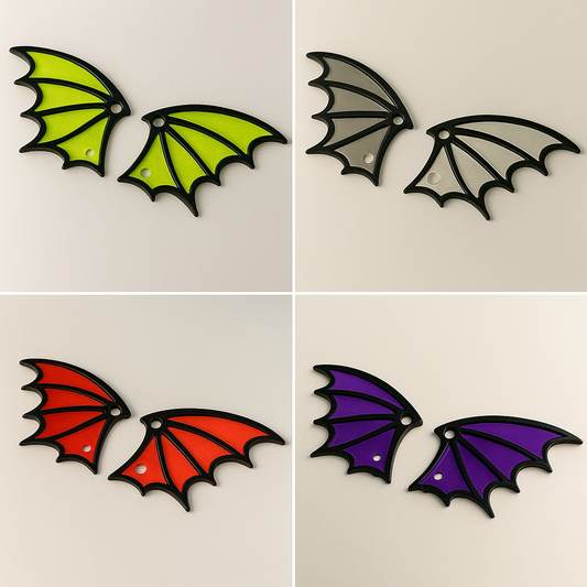 Acessório Bat Wing - Asinhas de Morcego para Sapatos