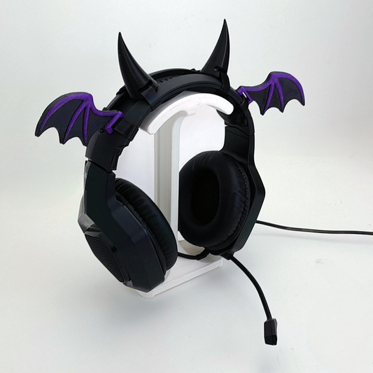 Kit Acessórios para Headset - Asinhas + Chifrinho