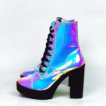 Bota Holográfica Cyberpunk