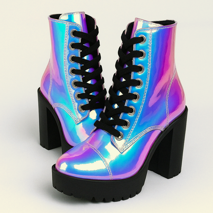 Bota Holográfica Cyberpunk