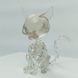 Skeleton Cat - Escultura Decorativa