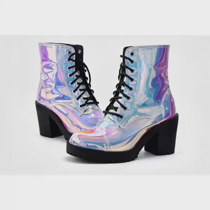 Bota Holográfica Cyberpunk